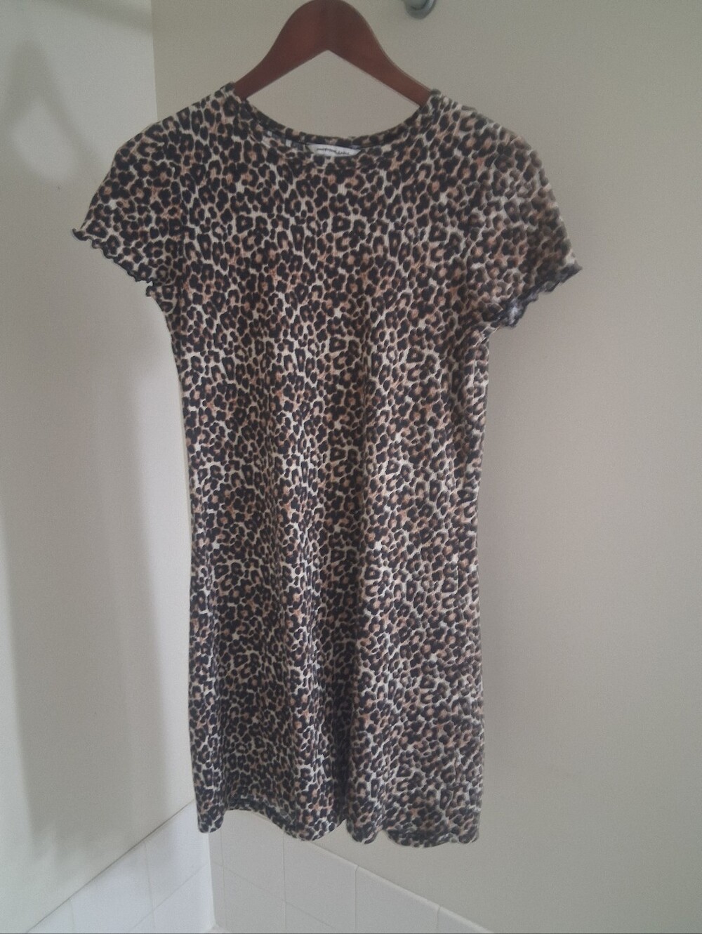 American Eagle Leopard Print Summer Dress